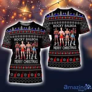 Rocky Balboa 3D All Over Printed Ugly Christmas Sweater Sweatshirt Hoodie Christmas Gift Product Photo 4