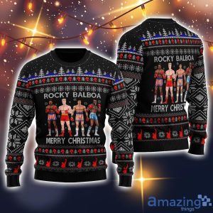 Rocky Balboa 3D All Over Printed Ugly Christmas Sweater Sweatshirt Hoodie Christmas Gift Product Photo 1