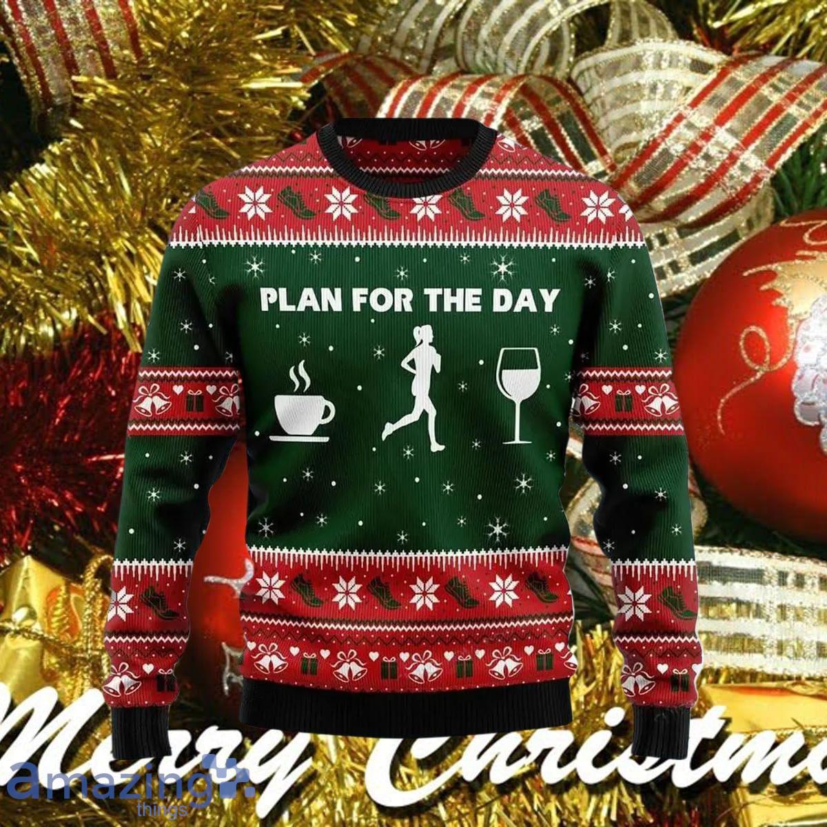 Running deals christmas sweater