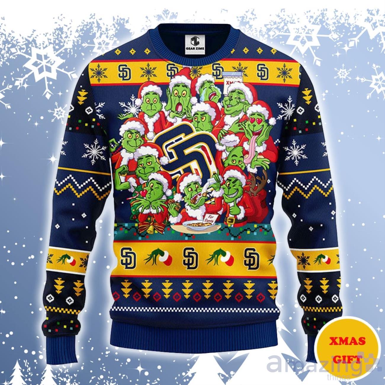 Dallas Cowboys 12 Grinch Xmas Day Christmas Ugly Sweater - Growkoc