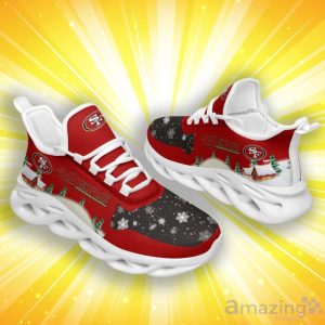 San Francisco 49ers Christmas Pattern Print Special Style Max Soul Shoes Product Photo 2