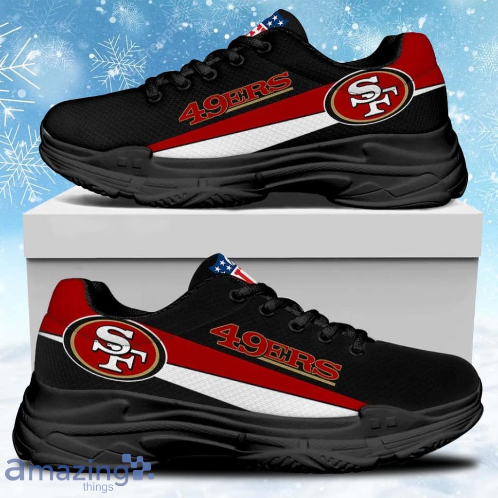 San Francisco 49ers Chunky Sneakers Shoes Gift For Men And Women image San Francisco 49ers Chunky Sneakers Shoes Gift For Men And Women Product Photo 1