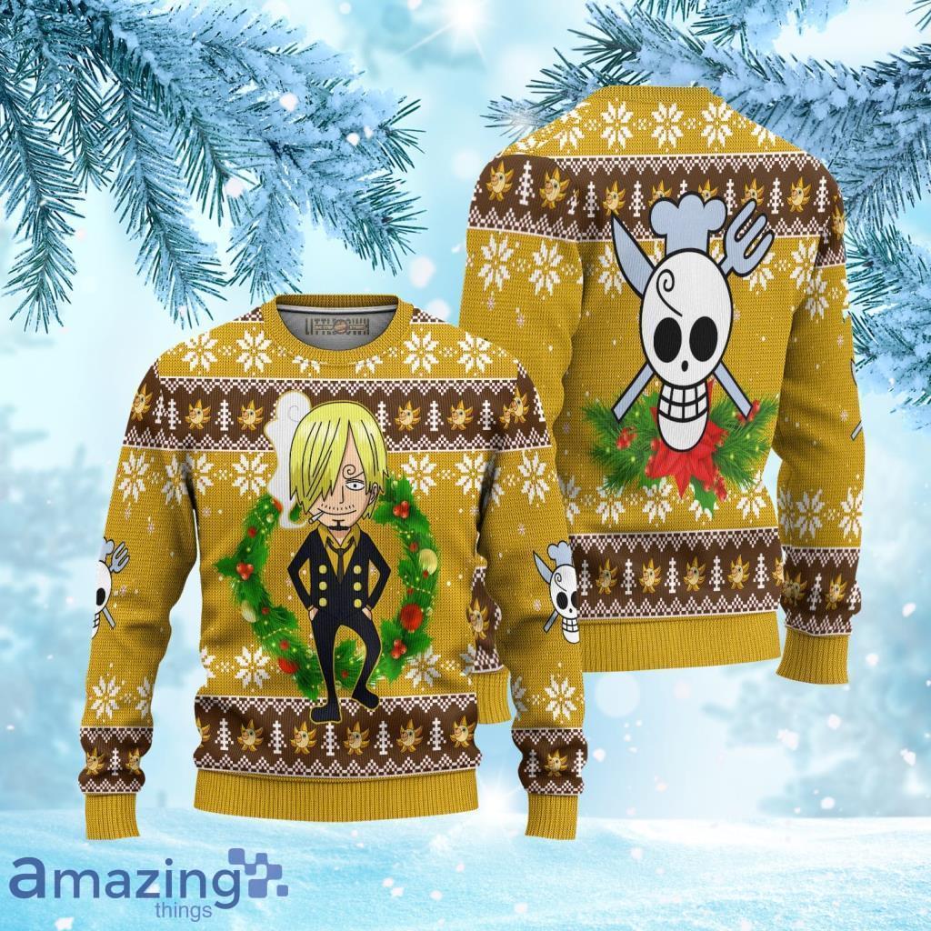 Christmas Sanji One Piece Xmas Men And Women Christmas Gift 3D Ugly  Christmas Sweater - Banantees