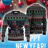 Santa Christmas Pattern Ugly Christmas Sweater Perfect For Christmas Party