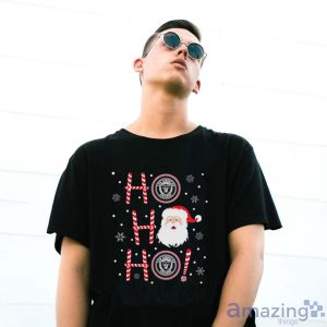 Santa Claus Ho Ho Ho Oakland Raiders Christmas image Santa Claus Ho Ho Ho Oakland Raiders Christmas - G500 Gildan T-Shirt