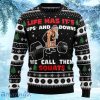 Santa Claus Love Gym Christmas Graphic Xmas Jumper Holiday Pullover Ugly Christmas Sweater 3D