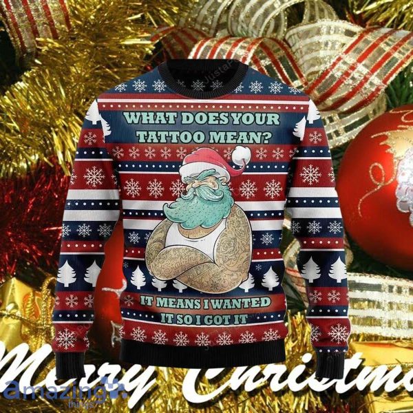 Christmas Ugly Knitted Sweater Xmas Santa Claus Animal Colorful Tattoo  Retro Unisex 3DPrint Funny Harajuku Casual Long Sleeves C - AliExpress