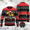 Santa Claws Dinosaur Ugly Christmas Sweater