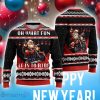 Santa Drive Motorbike Ugly Christmas Sweater Perfect For Christmas Party