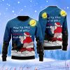 Santa Goes Down Christmas Unisex Ugly Sweater
