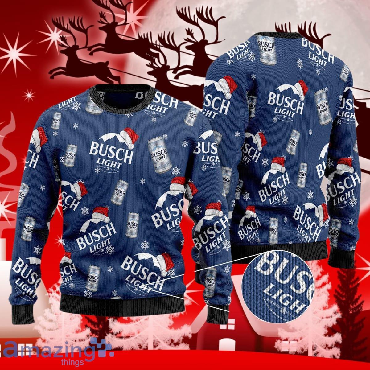 Santa Hat Busch Ugly Christmas Sweater Style Gift For Men And Women image Santa Hat Busch Ugly Christmas Sweater Style Gift For Men And Women Product Photo 1