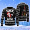 Santa Hockey All I Want For Christmas Is Your Two Front Teeth Christmas Unisex Ugly Sweater