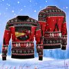 Santa Riding Hot Rod Christmas Unisex Ugly Sweater