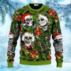 Santa Skulls In Christmas Tree Skull Ugly Christmas Sweater 3D Idea Gift For Men And Women
