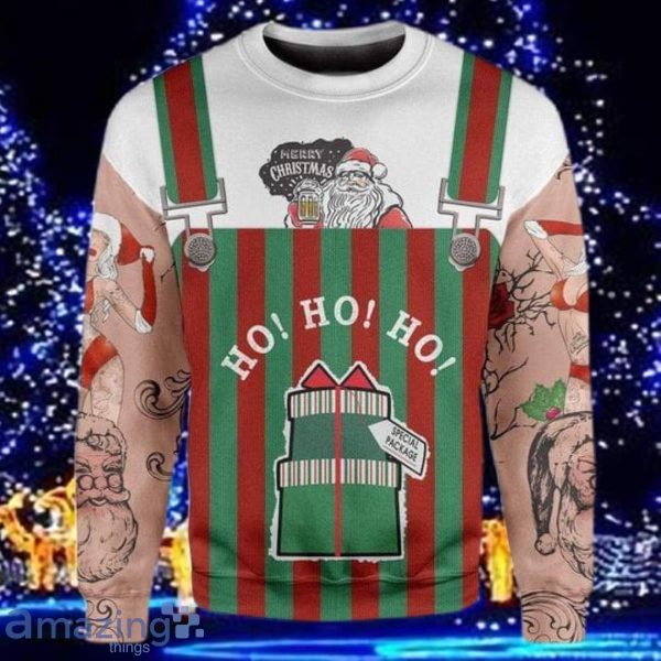 Ho Ho Ho Buccaneers Fans Funny Gift Ugly Christmas Sweater