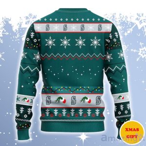 Seattle Mariners Grinch Ugly Sweater Gift For Christmas Product Photo 2