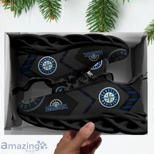 Seattle Mariners Personalized MLB Max Soul Shoes Sneakers Sport Shoes image Seattle Mariners Personalized MLB Max Soul Shoes Sneakers Sport Shoes Product Photo 2