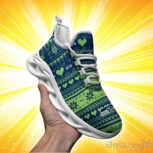 Seattle Seahawks Christmas Patterns Max Soul Shoes Product Photo 2