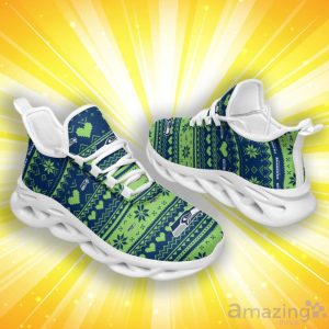 Seattle Seahawks Christmas Patterns Max Soul Shoes Product Photo 3