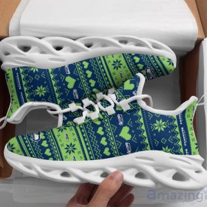 Seattle Seahawks Christmas Patterns Max Soul Shoes Product Photo 1