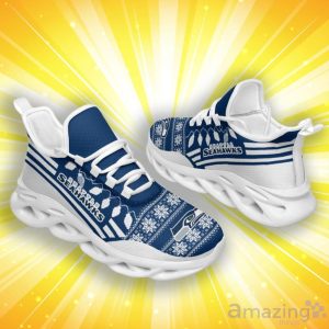 Seattle Seahawks Christmas Santa Claus Special Style Max Soul Shoes Product Photo 2