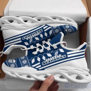 Seattle Seahawks Christmas Santa Claus Special Style Max Soul Shoes Product Photo 1