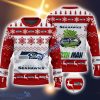 Seattle Seahawks Fans Logo Snowflake Pattern Ugly Christmas Sweater Red
