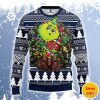 Seattle Seahawks Grinch Hug Ugly Sweater Gift For Christmas