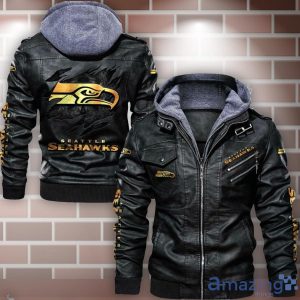 Seattle Seahawks Leather Jacket For Fans Product Photo 1