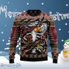 Skeleton Candy Cane Ugly Christmas Sweater Style Gift For Men And Women