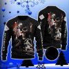 Skull Hendrick’s Gin All Over Print  Sweater For Men And Women
