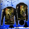 Skull Remy Martin All Over Print 3D Sweater Halloween Gift