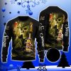Skull Sauza Tequila All Over Print 3D Sweater Halloween Gift