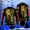 Skull Sun Drop All Over Print  Sweater For Men And Women