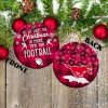 SMU Mustangs Ceramic Ornament All We Want For Christmas Is More Time For Football