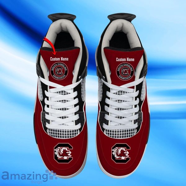 South Carolina Gamecocks Custom Name Air Jordan 4 Shoes Impressive Gift For Men Women Product Photo 2