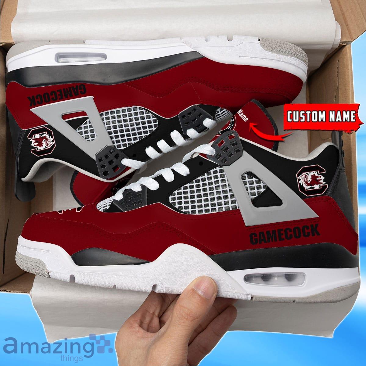South Carolina Gamecocks Custom Name Air Jordan 4 Shoes Impressive Gift For Men Women Product Photo 1