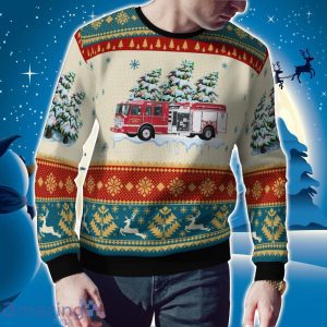 South Houston Texas South Houston Volunteer Fire Department Christmas Ugly Sweater Xmas Christmas Hoilday Gift Product Photo 2