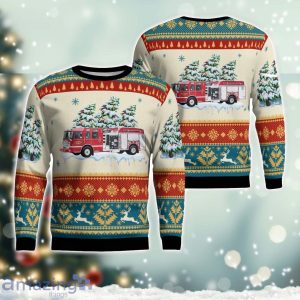 South Houston Texas South Houston Volunteer Fire Department Christmas Ugly Sweater Xmas Christmas Hoilday Gift Product Photo 1