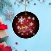 St. Louis Cardinals Merry Christmas Circle Ornament