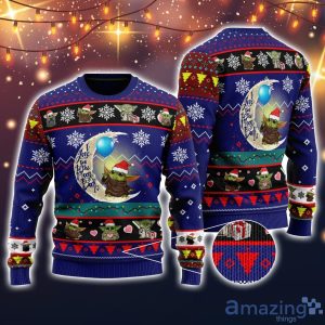 Star Wars Baby Yoda Cute 3D All Over Printed Ugly Christmas Sweater Sweatshirt Hoodie Christmas Gift Product Photo 1