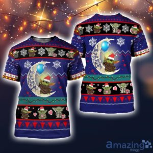 Star Wars Baby Yoda Cute 3D All Over Printed Ugly Christmas Sweater Sweatshirt Hoodie Christmas Gift Product Photo 5