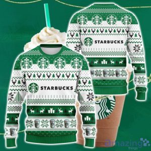 Starbucks Drinks 3D All Over Printed Ugly Christmas Sweater Sweatshirt Hoodie Christmas Gift Product Photo 1