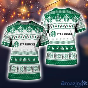 Starbucks Drinks 3D All Over Printed Ugly Christmas Sweater Sweatshirt Hoodie Christmas Gift Product Photo 5