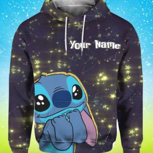 Stitch Custom Name Hoodie 3D Style Gift For Men And Women Product Photo 2