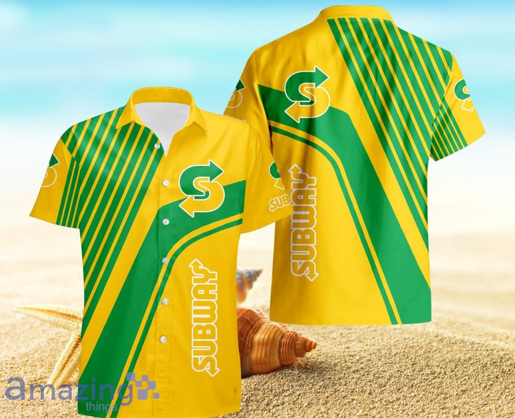 Subway Short Sleeve 3D Hawaiian Shirt