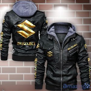 Suzuki Leather Jacket Best Gift For Men Father's Day Gift Product Photo 1