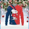 Sydney Roosters Snoopy Cute Heart American Sports Team Sweatshirt 3D Sweater Unisex Christmas Gift