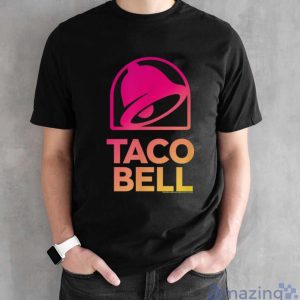 Taco Bell Pink and Yellow Ombre Shirt - Black Unisex T-Shirt