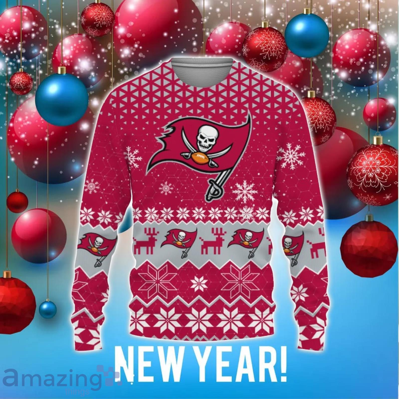 Tampa Bay Buccaneers NFL Big Logo Ugly Christmas Sweater Gift For Fans -  Banantees